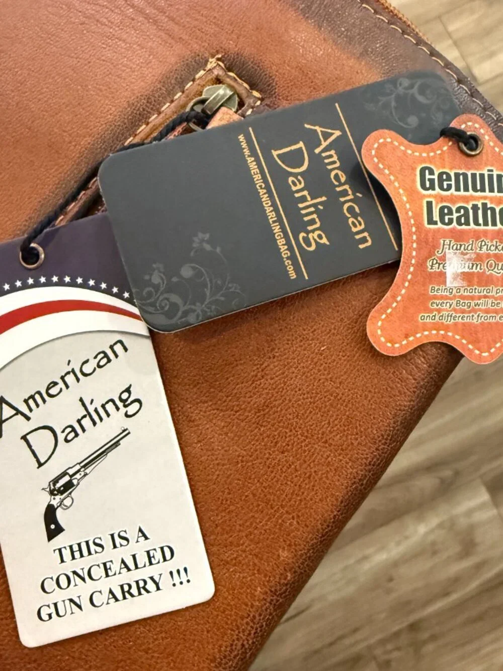 American Darling Saddle Blanket Concealed Carry Shoulder/Crossbody Bag